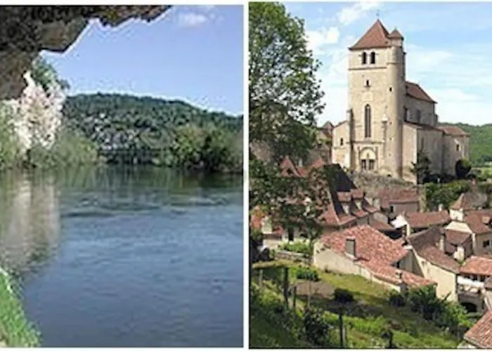 St Cirq Lapopie Piscine Vue Imprenable Σπίτι διακοπών Tour-de-Faure