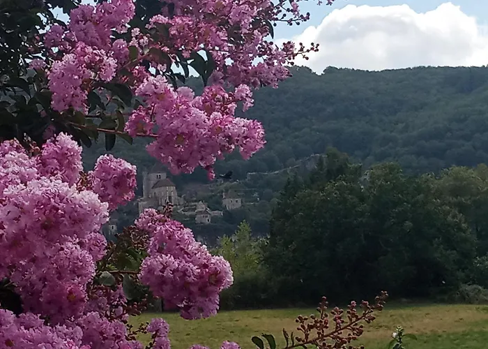 St Cirq Lapopie Piscine Vue Imprenable Tour-de-Faure